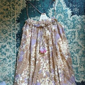 Rebecca Minkoff Floral Maxi Dress - Purple, Cream, Tan